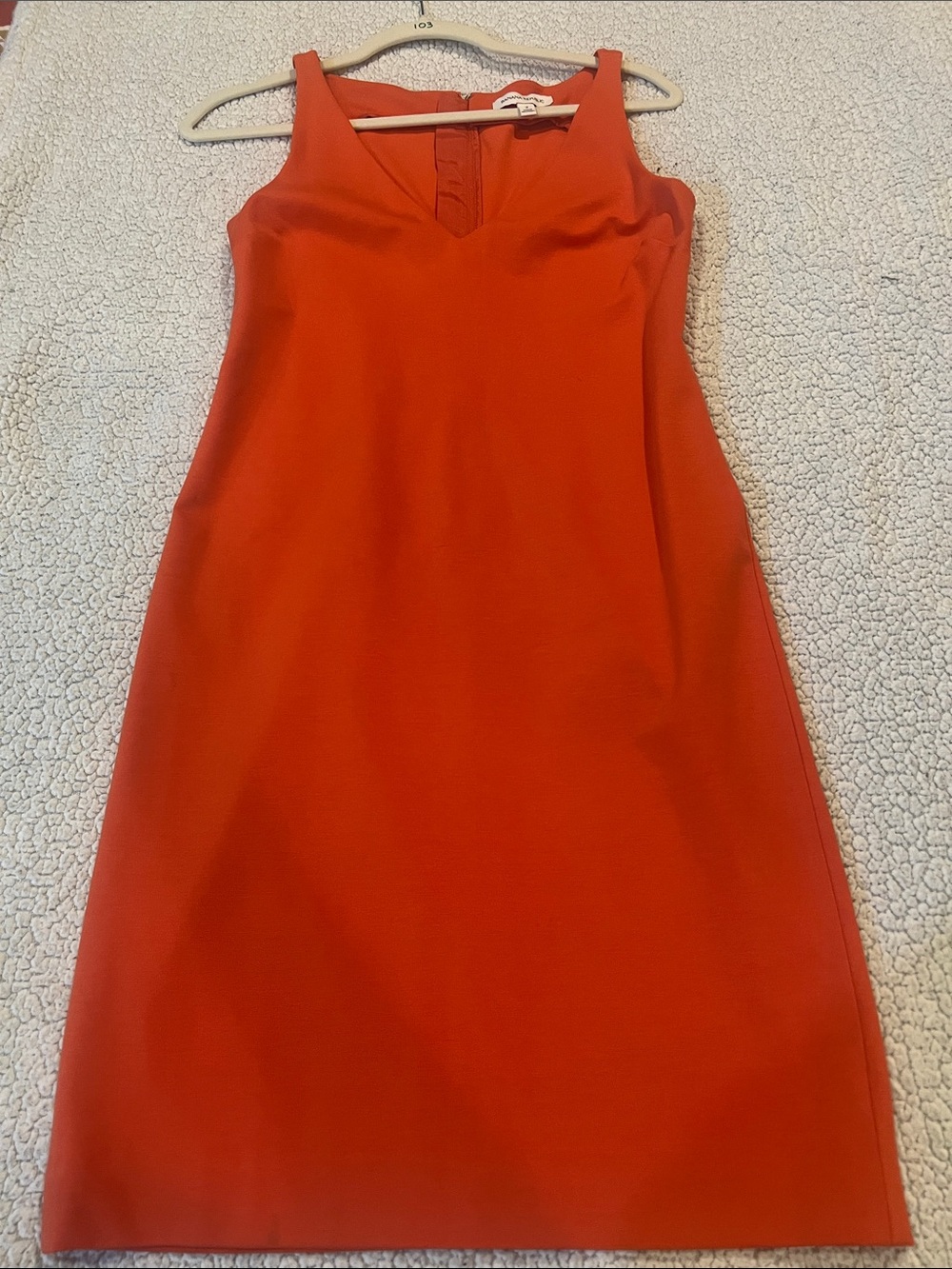 Banana Republic Orange Asymmetrical V-Neck Shift Dress
